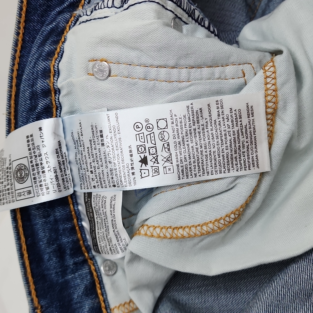 LEVI'S 511 / 505 BLUE JEANS 38X30, SLIM FIT LEVI’S FLEX - Picture 15 of 16